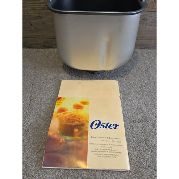 Sunbeam Oster 5826 Bread Maker Pan and Paddle and Book "Parts" - Picture 3 of 11